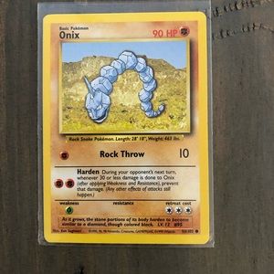 1990’s rare vintage Onix card 56/102
